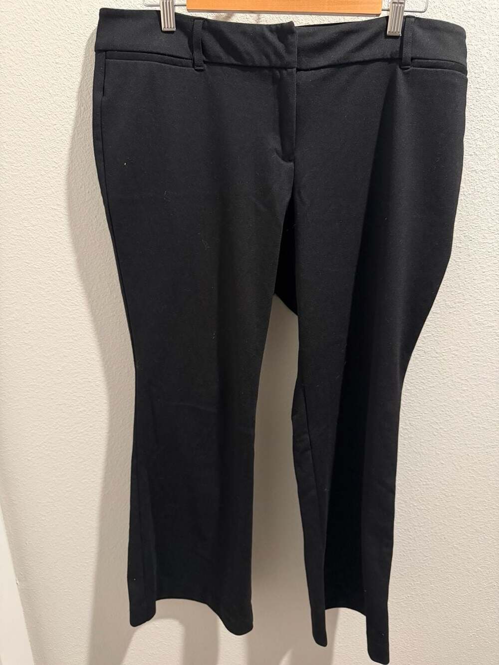 New York‎ & Company Black Dress Pants Trousers Size 16 Petite